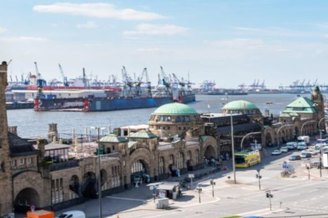 Ansicht von Hamburg