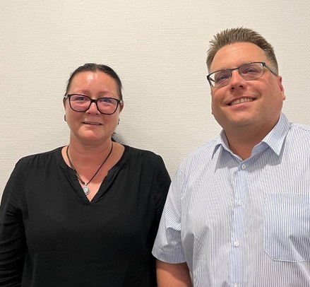 Tobias Keller und Claudia Peter